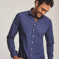 Men Slim Fit Shirt - Blue
