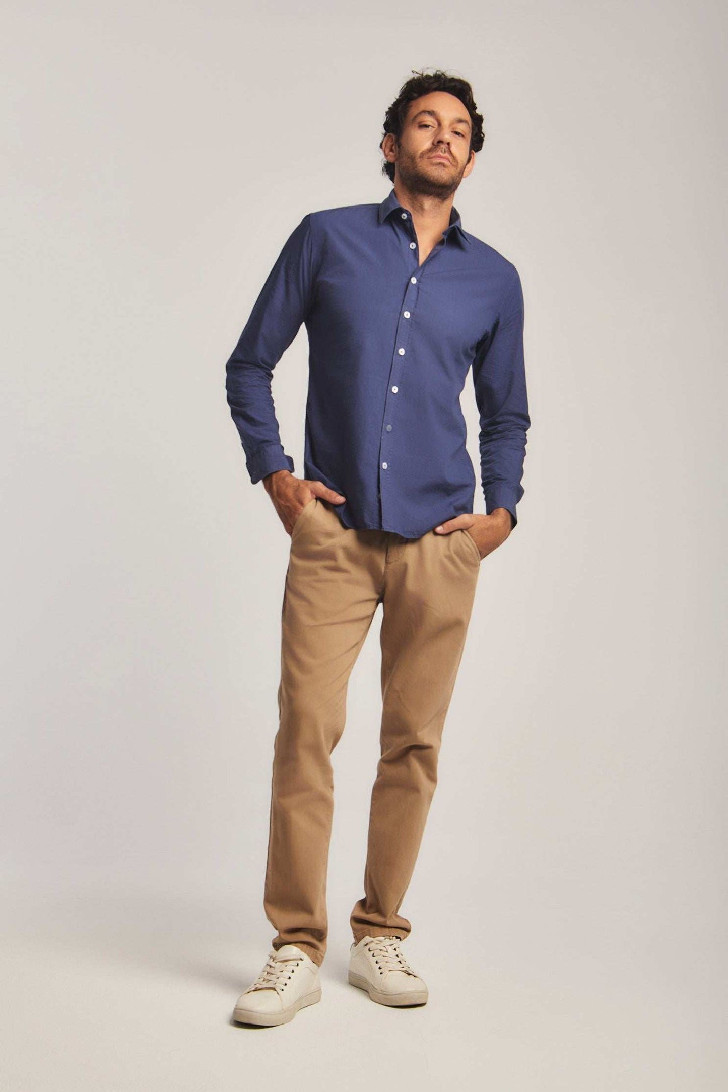 Men Slim Fit Shirt - Blue