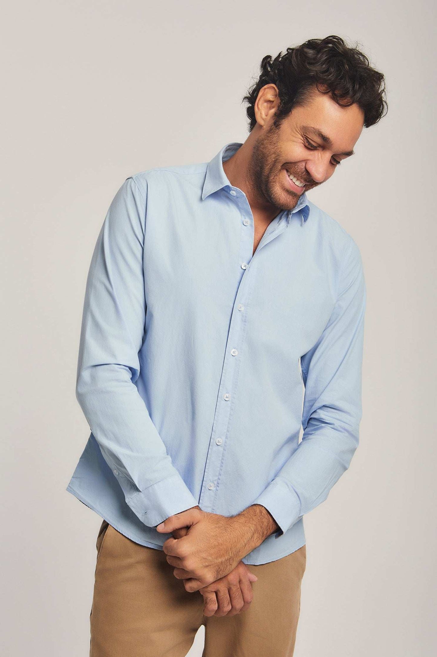 Men Slim Fit Shirt - Blue