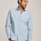 Men Slim Fit Shirt - Blue