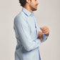Men Slim Fit Shirt - Blue