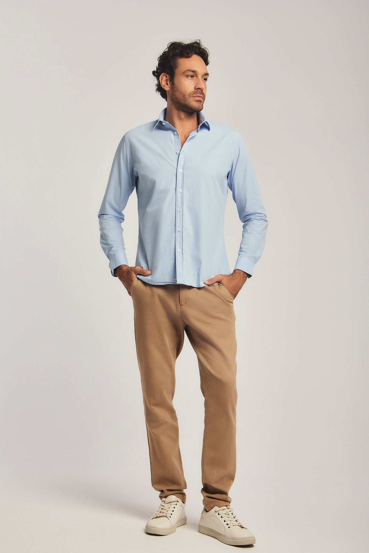 Men Slim Fit Shirt - Blue