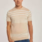 Men Regular Fit T-Shirt -  Brown