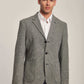 Men Slim Fit Blazer - Black