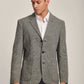 Men Slim Fit Blazer - Black