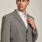 Men Slim Fit Blazer - Black