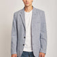 Men Slim Fit Blazer - Blue
