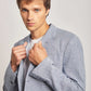 Men Slim Fit Blazer - Blue