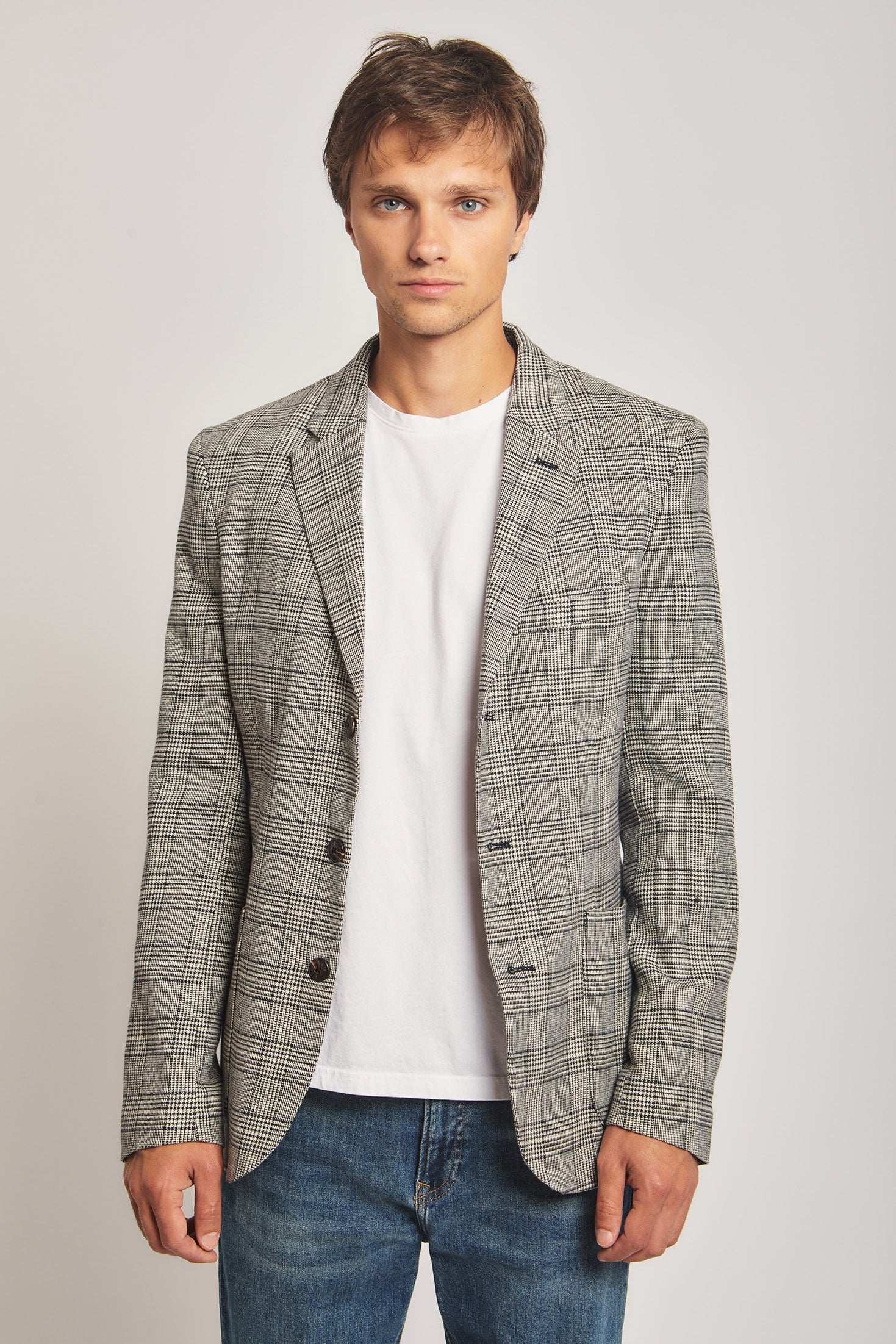 Men Regular Fit Blazer - Navy