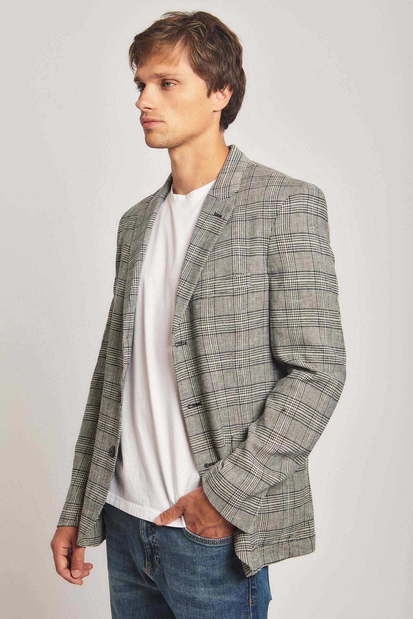 Men Regular Fit Blazer - Navy