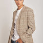 Men Regular Fit Blazer - Brick Red
