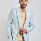 Dalydress men's light blue suit with beige polo, modern urban fashion