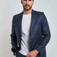 Dalydress men’s navy blazer with white t-shirt, modern urban fashion style