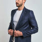 Dalydress men's navy blazer with white t-shirt, modern casual fashion style