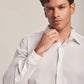 Men Slim Fit Shirt - White