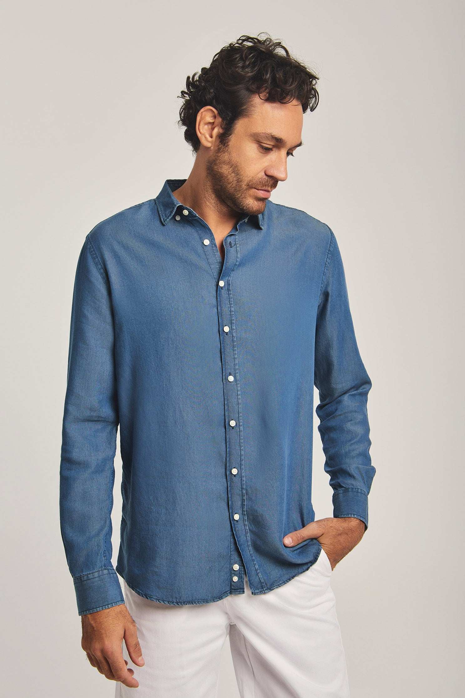 Men Regular Fit Shirt - Blue