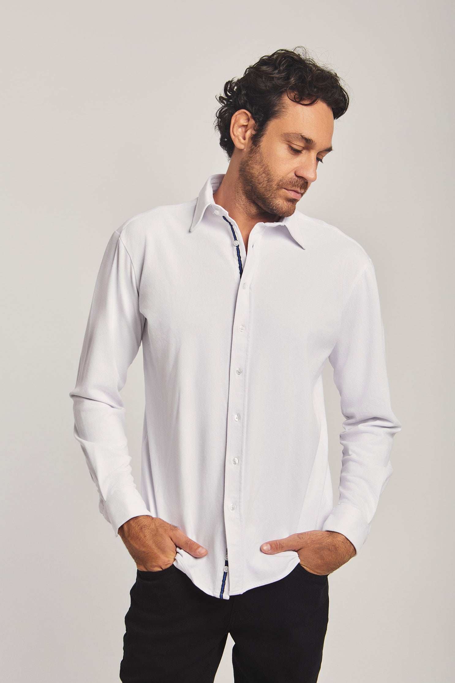 Men Regular Fit Shirt - White