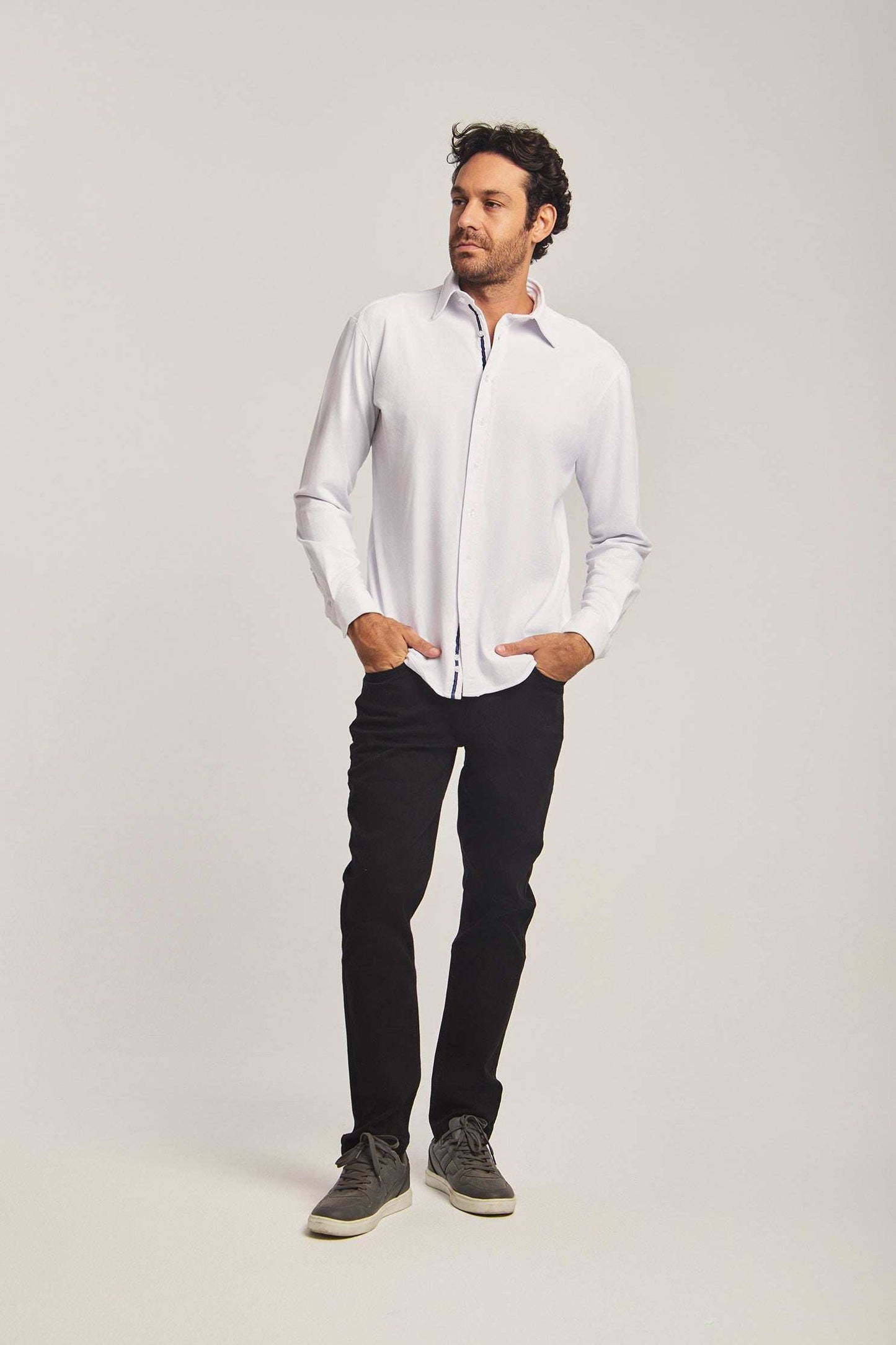 Men Regular Fit Shirt - White