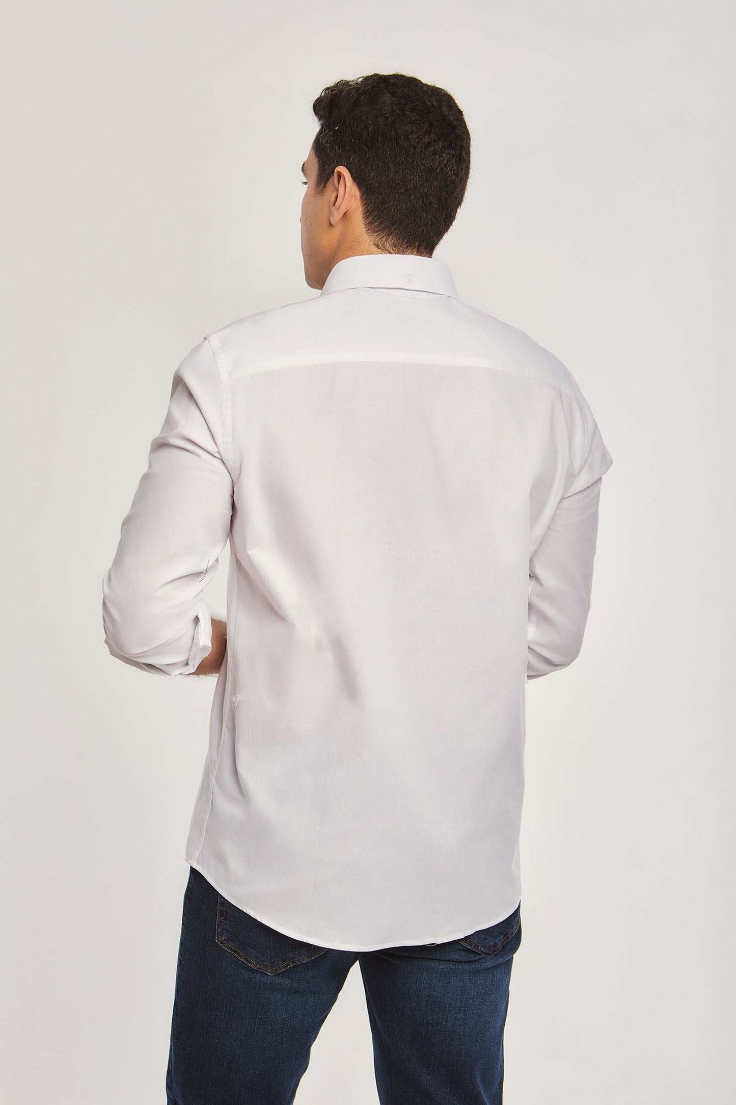 Men Regular Fit Shirt - White
