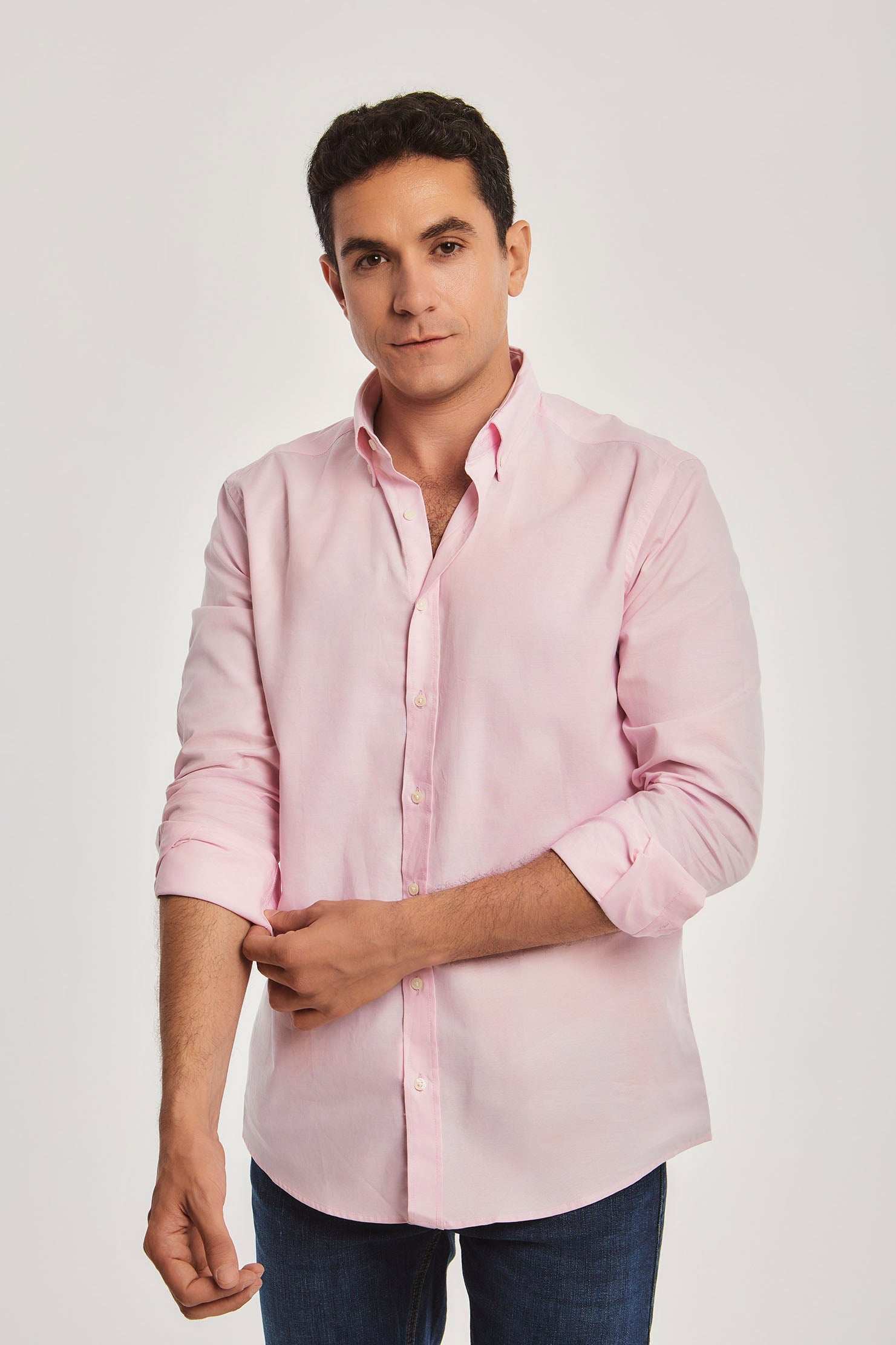 Men Regular Fit Shirt - Pink