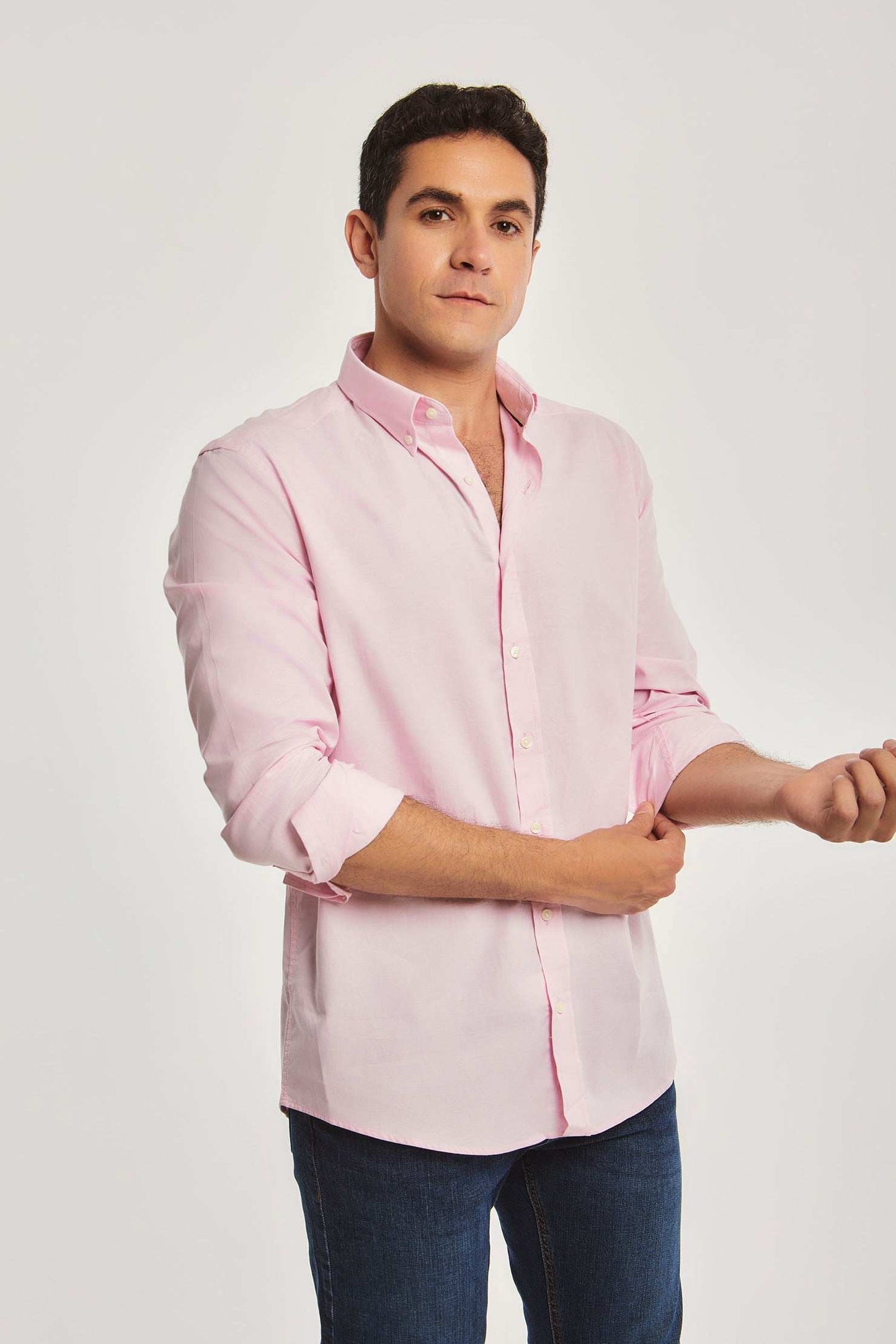 Men Regular Fit Shirt - Pink