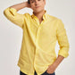 Men Regular Fit Shirt - Yellow