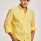Men Regular Fit Shirt - Yellow