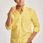 Men Regular Fit Shirt - Yellow