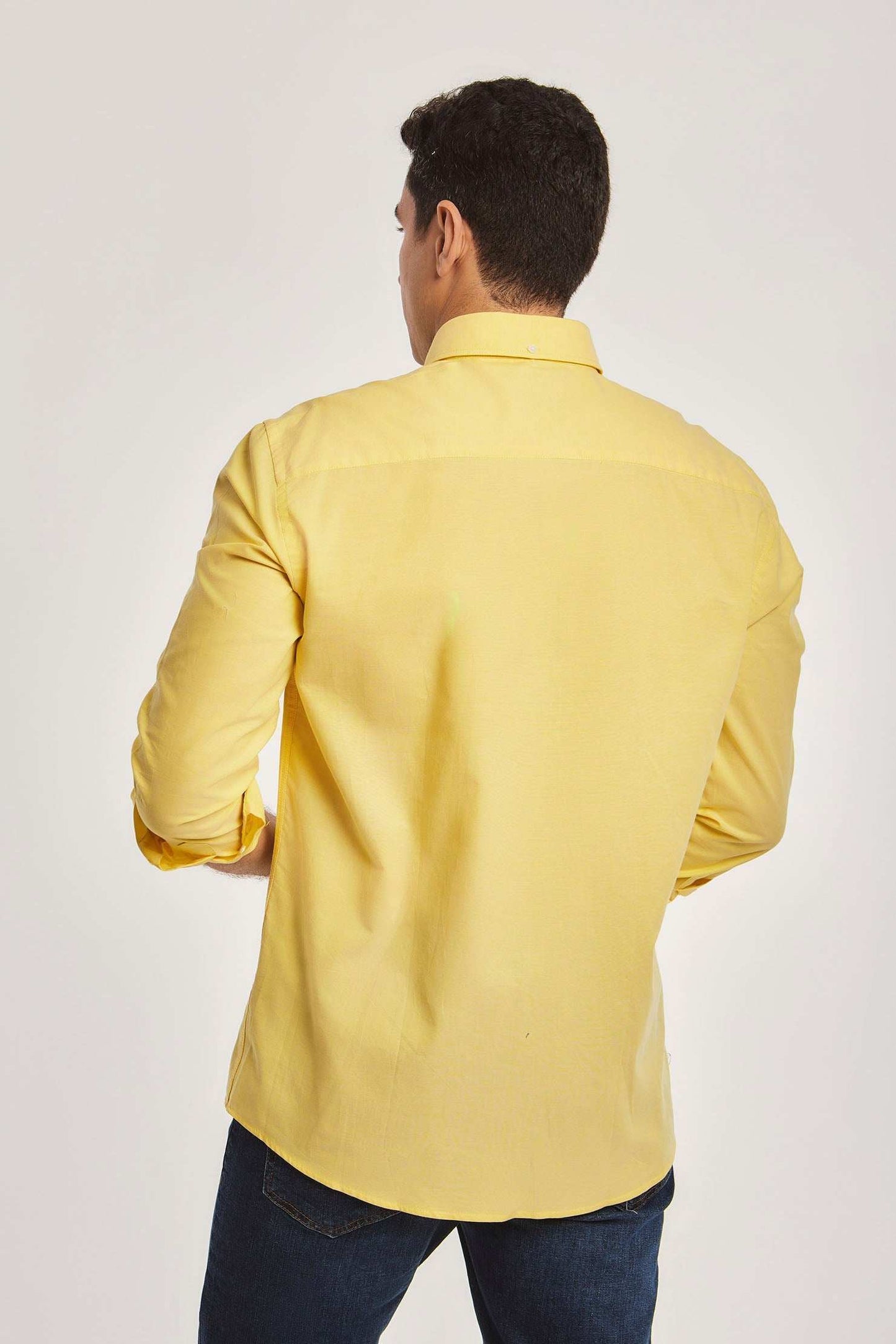 Men Regular Fit Shirt - Yellow