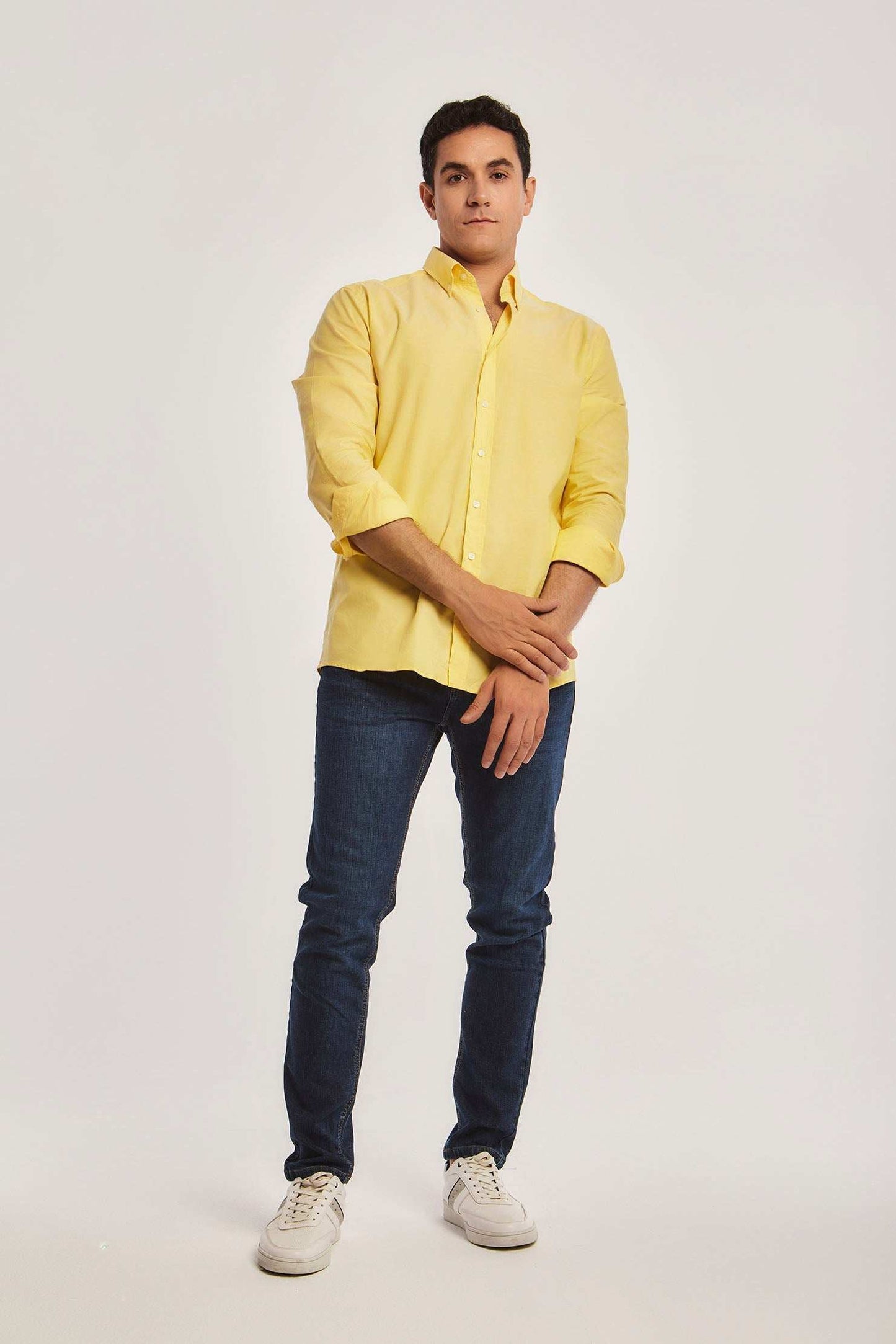 Men Regular Fit Shirt - Yellow