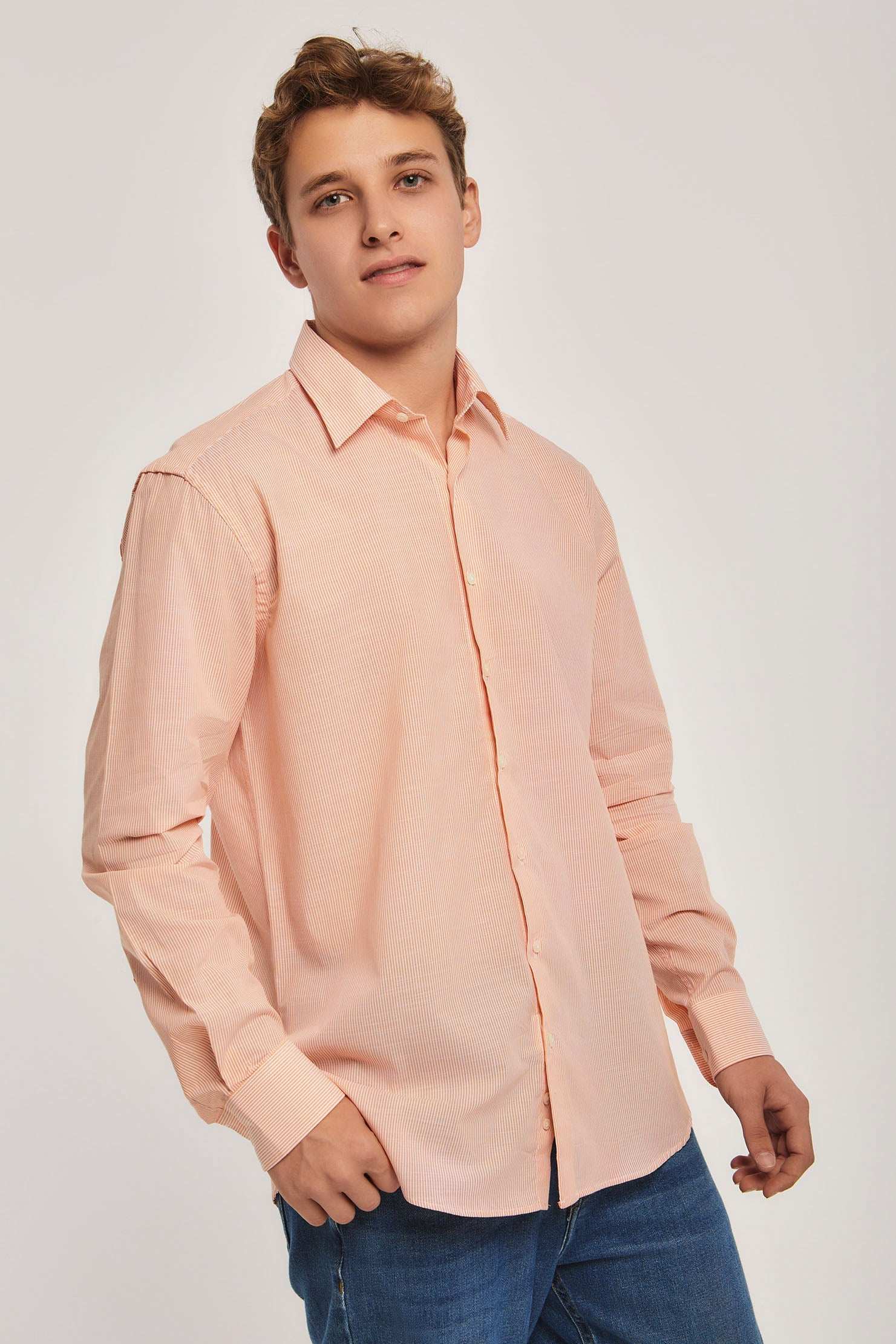 Men Regular Fit Shirt - Pink