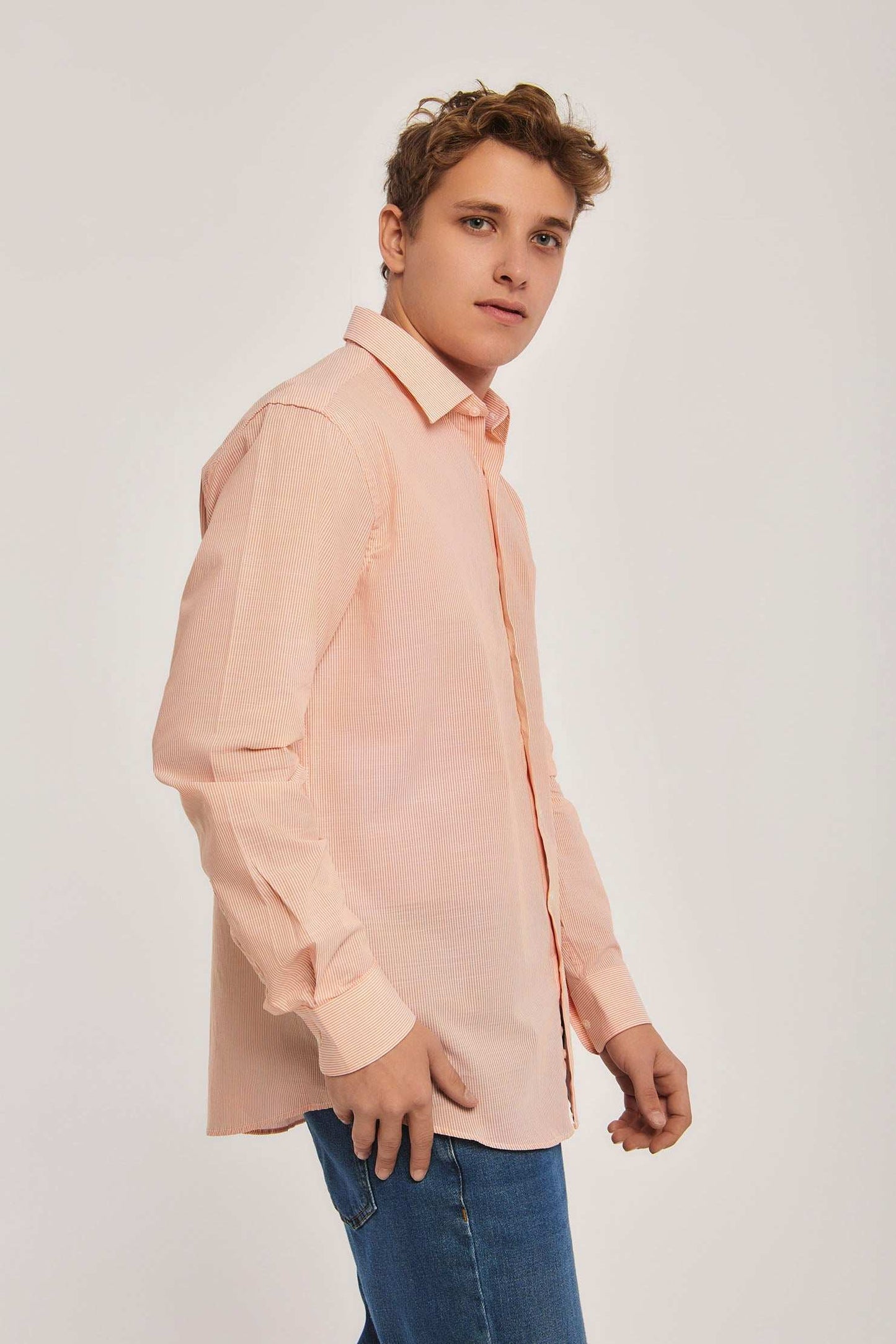 Men Regular Fit Shirt - Pink