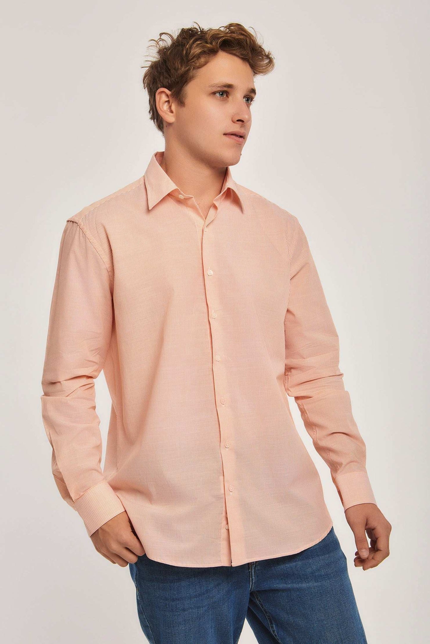 Men Regular Fit Shirt - Pink