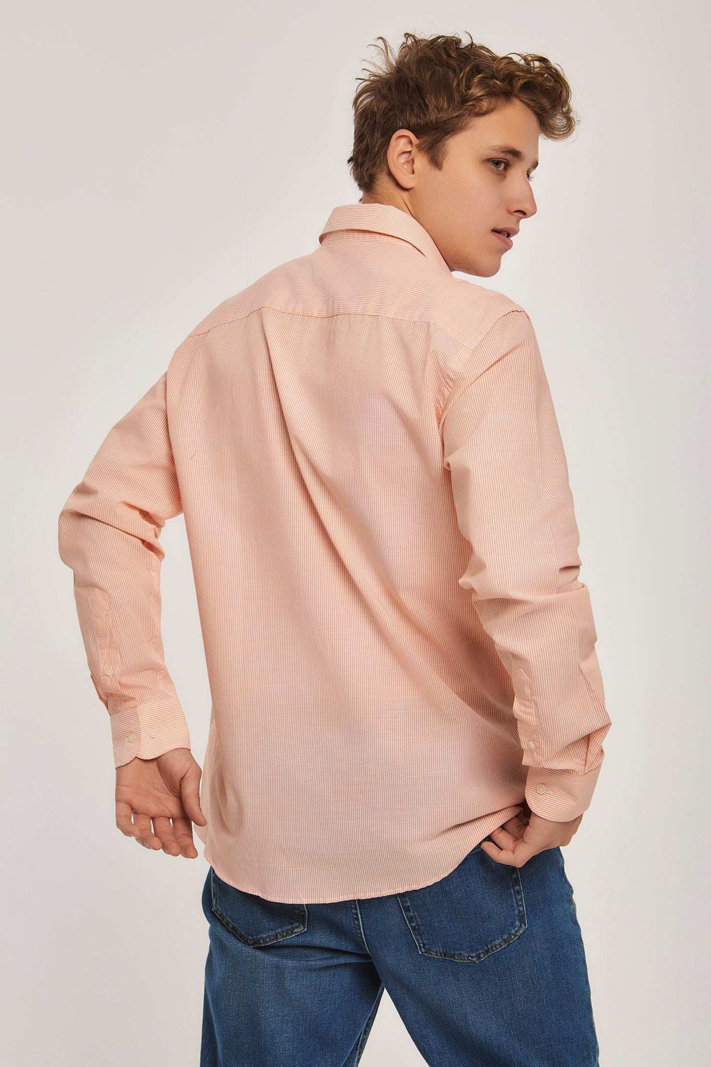 Men Regular Fit Shirt - Pink