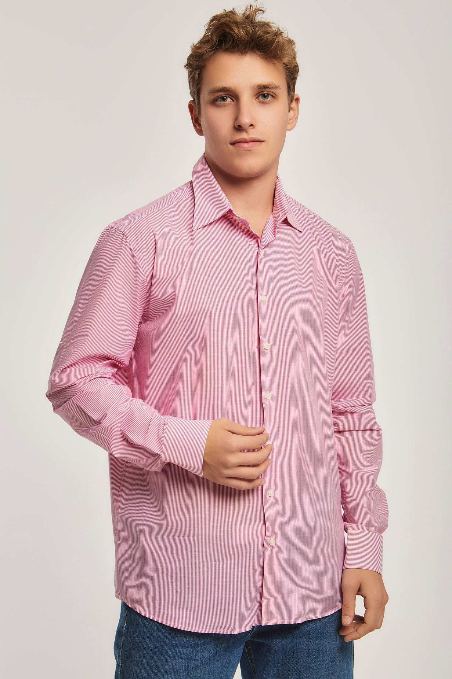 Men Regular Fit Shirt - Red