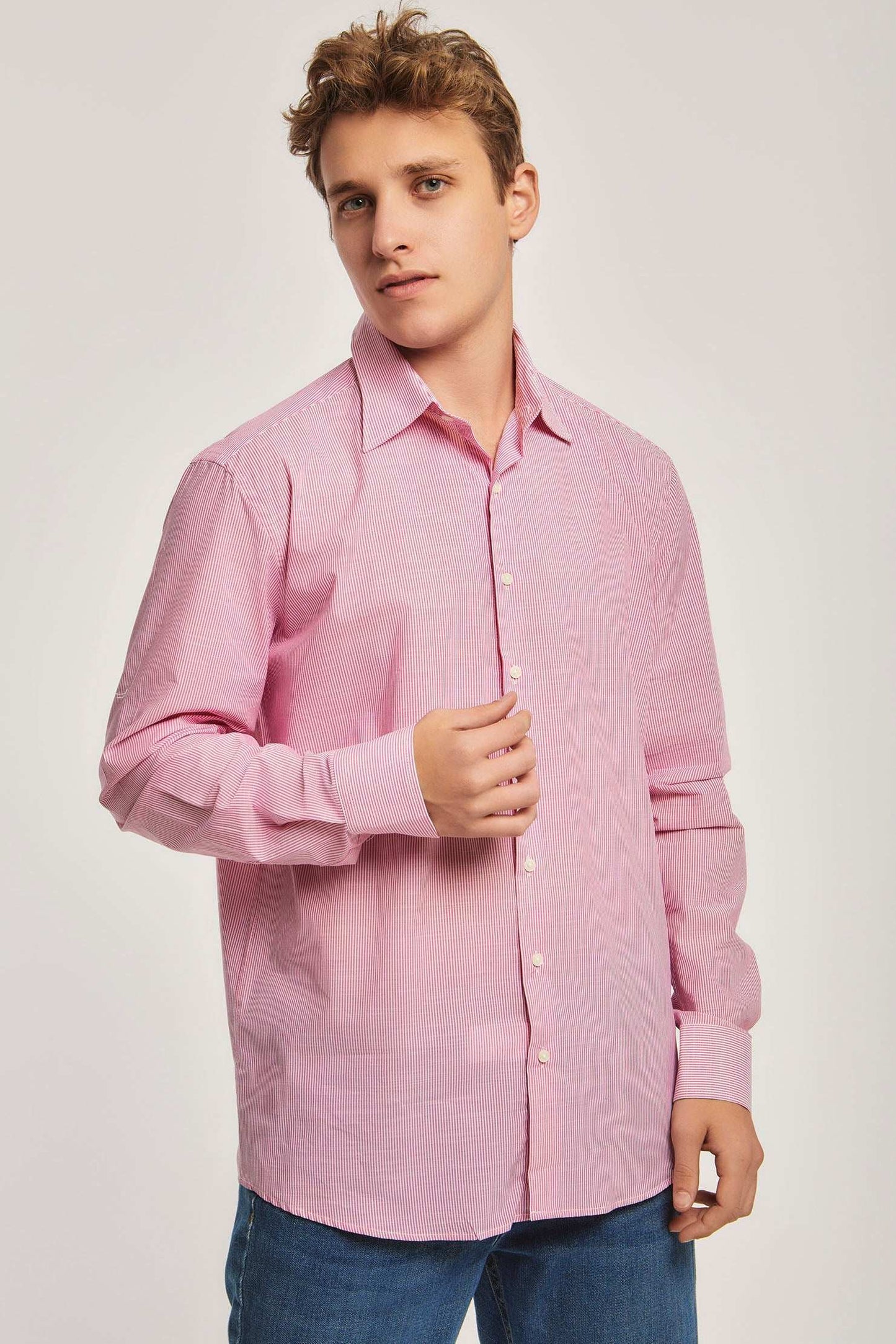 Men Regular Fit Shirt - Red