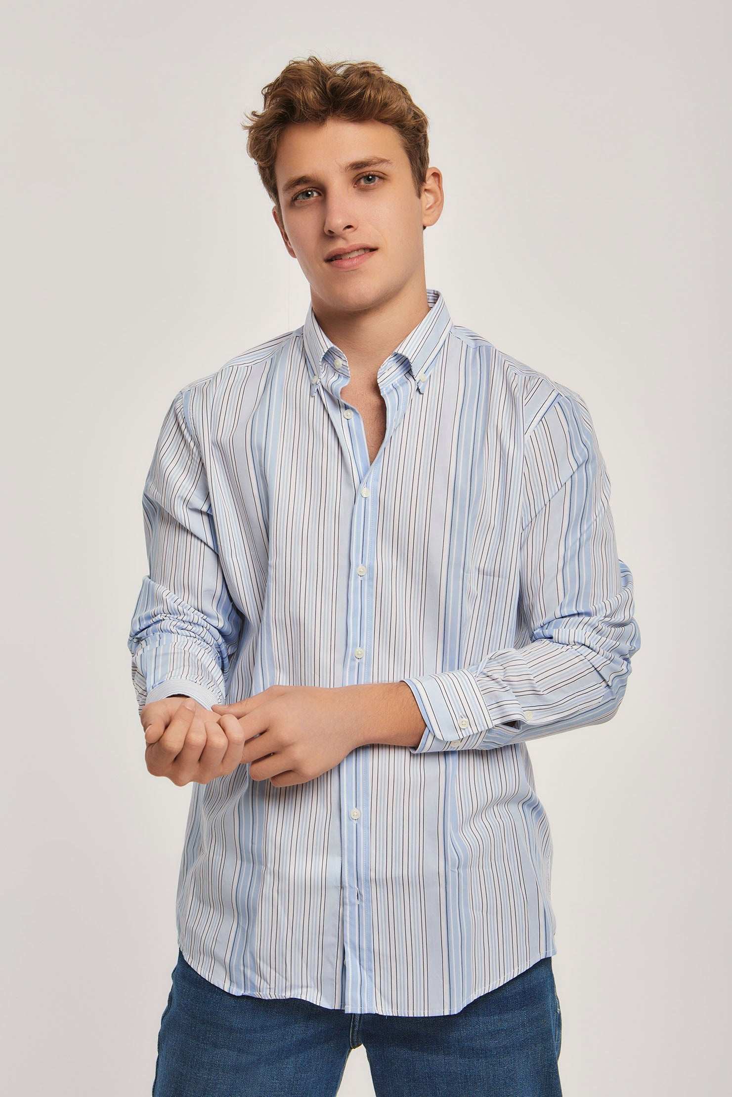 Men Regular Fit Shirt - Navy