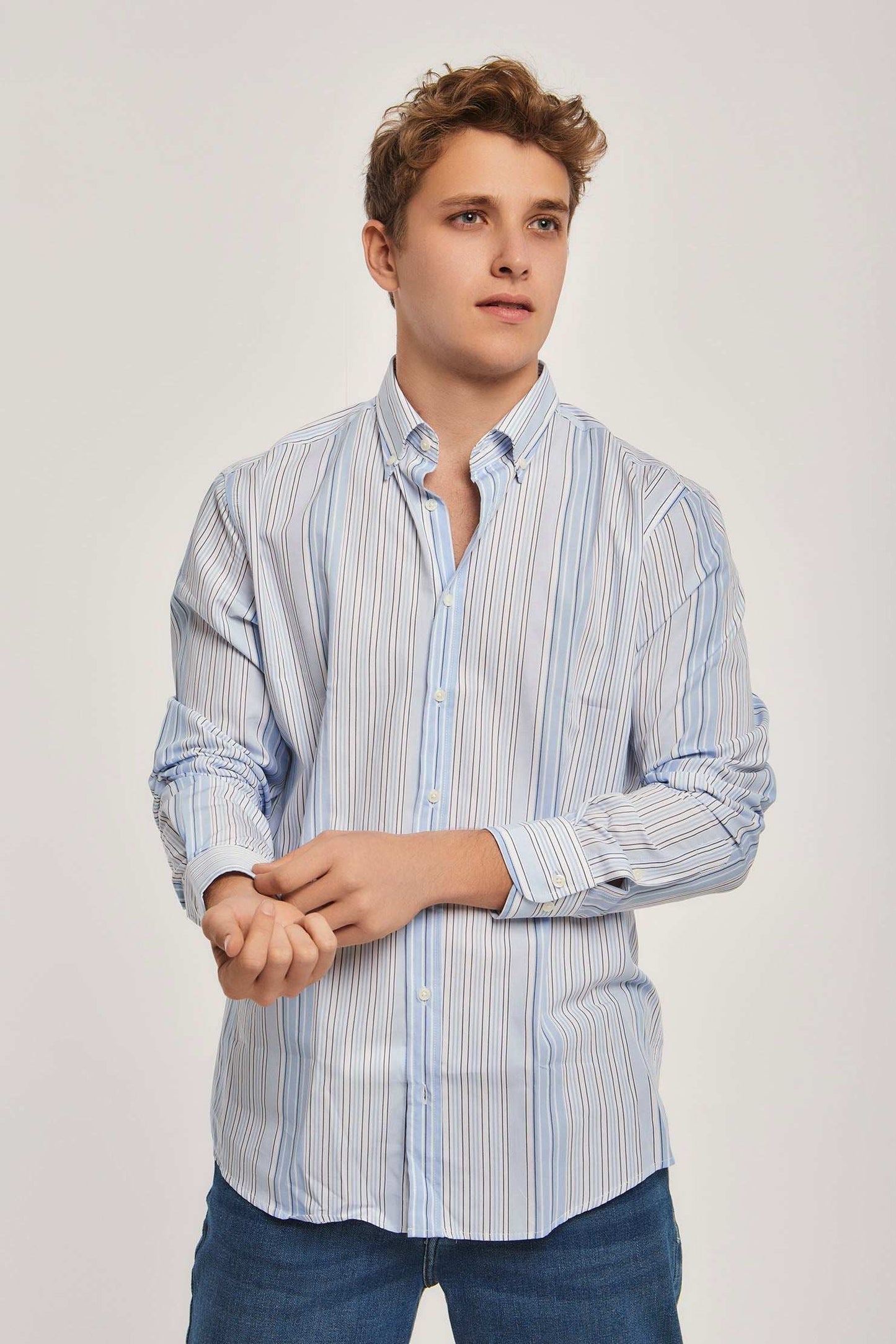 Men Regular Fit Shirt - Navy