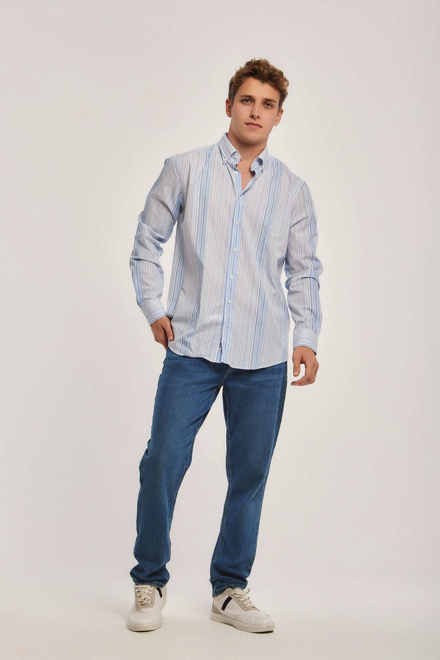 Men Regular Fit Shirt - Navy
