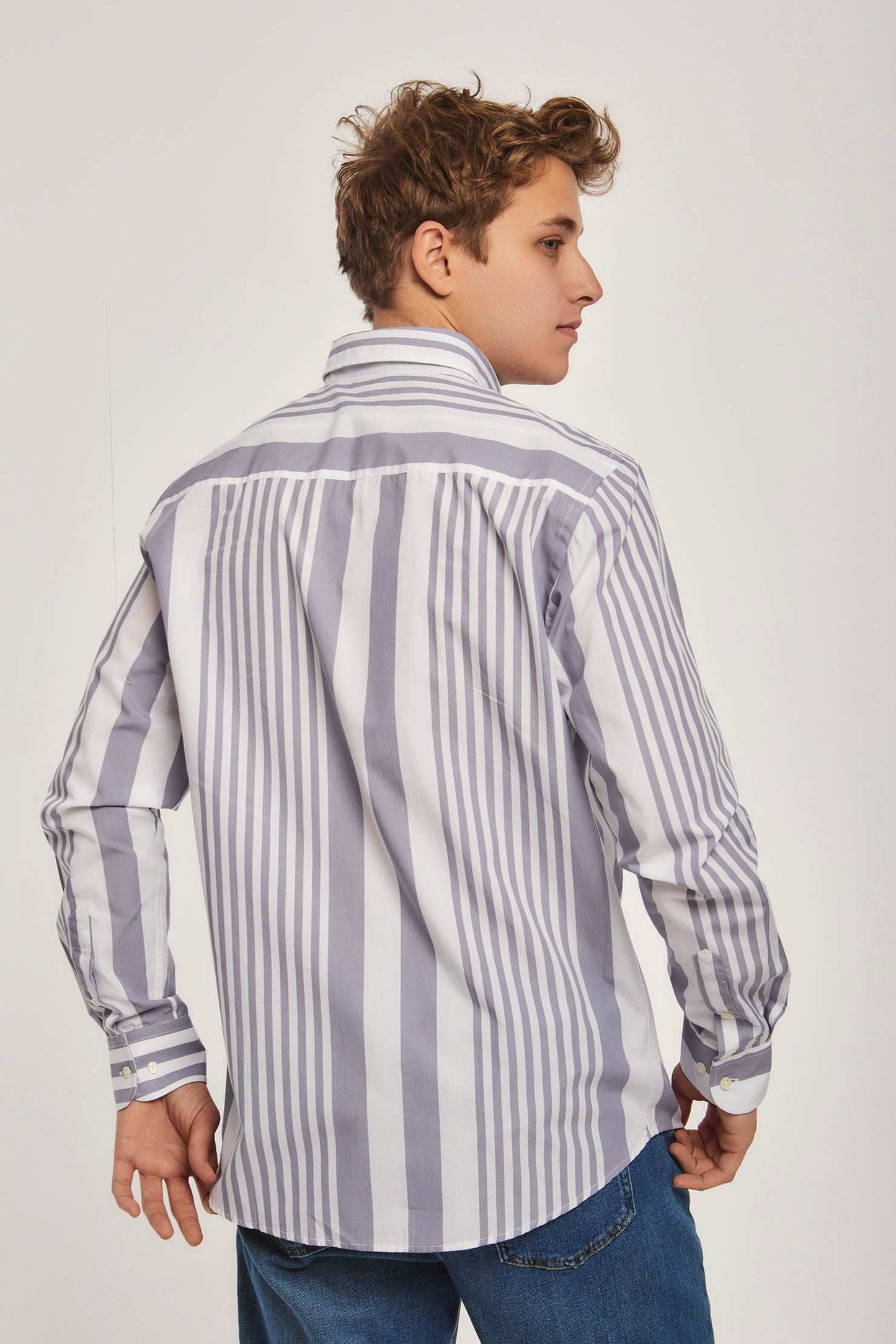 Men Regular Fit Shirt - Blue