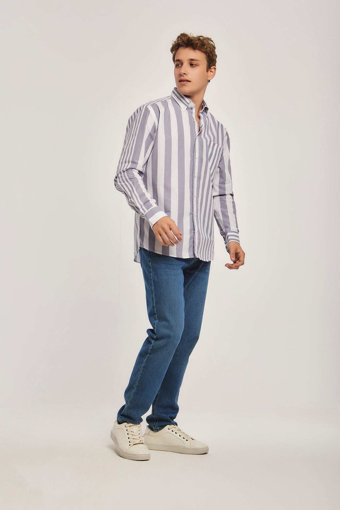 Men Regular Fit Shirt - Blue