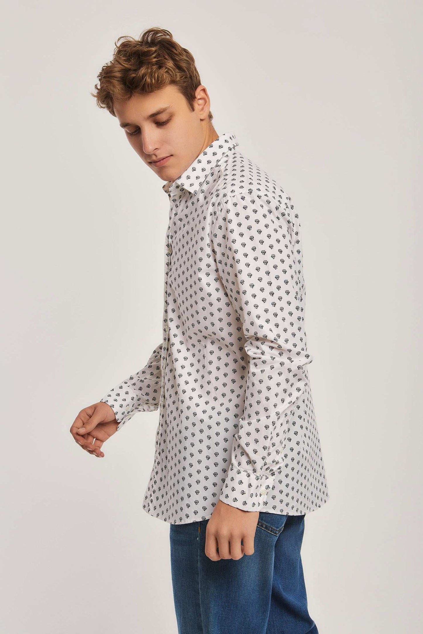 Men Regular Fit Shirt - White
