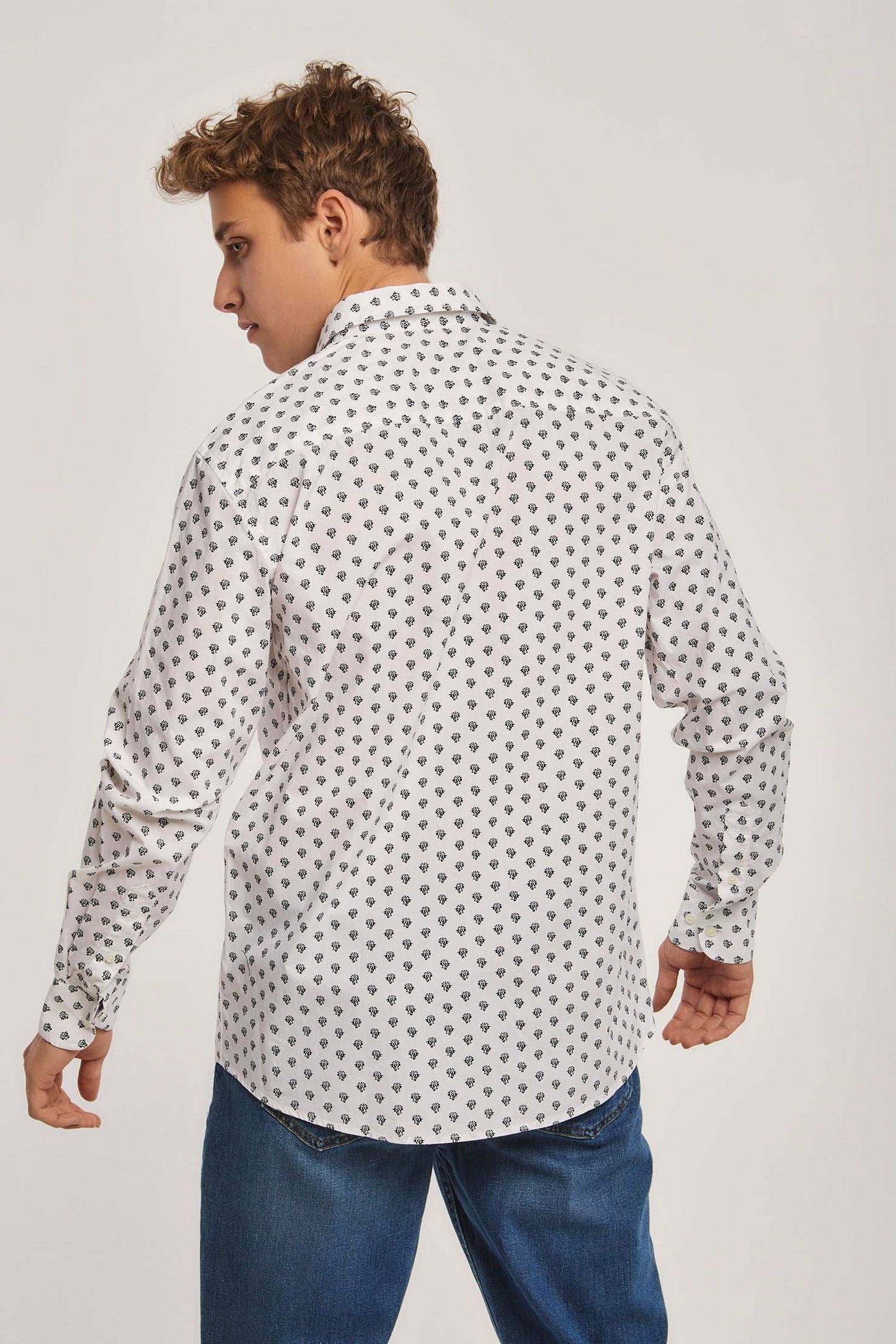 Men Regular Fit Shirt - White