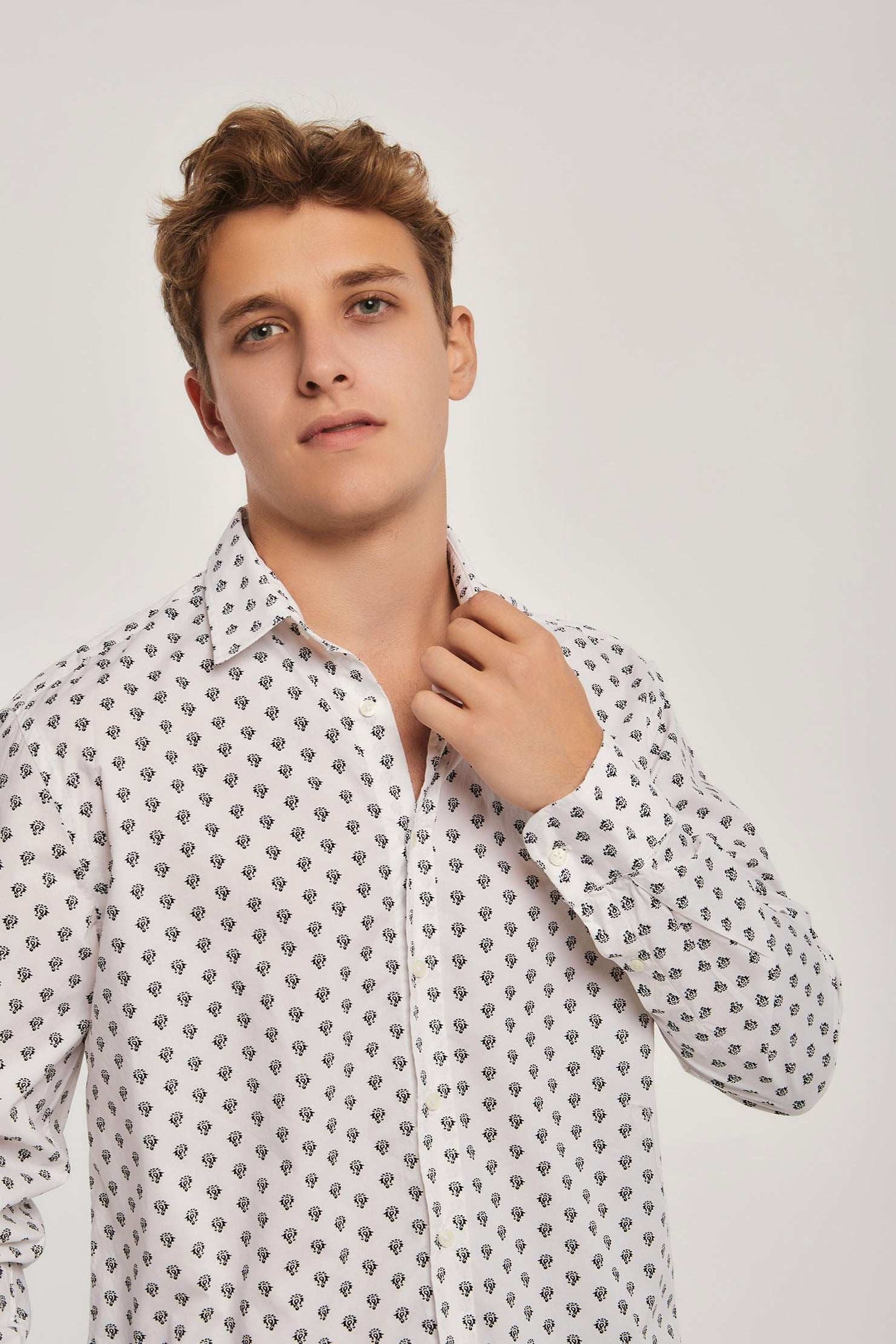 Men Regular Fit Shirt - White