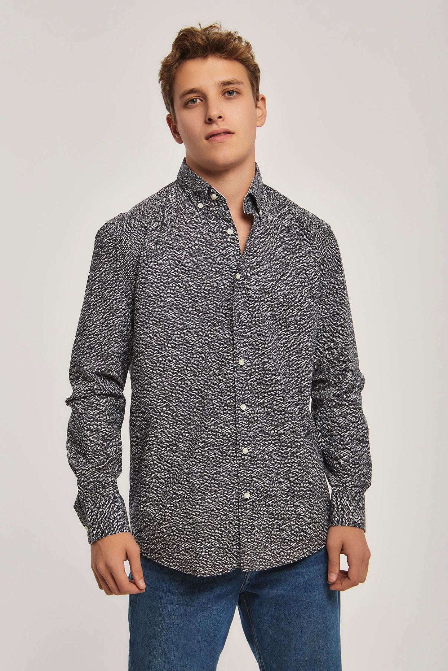 Men Regular Fit Shirt - Blue