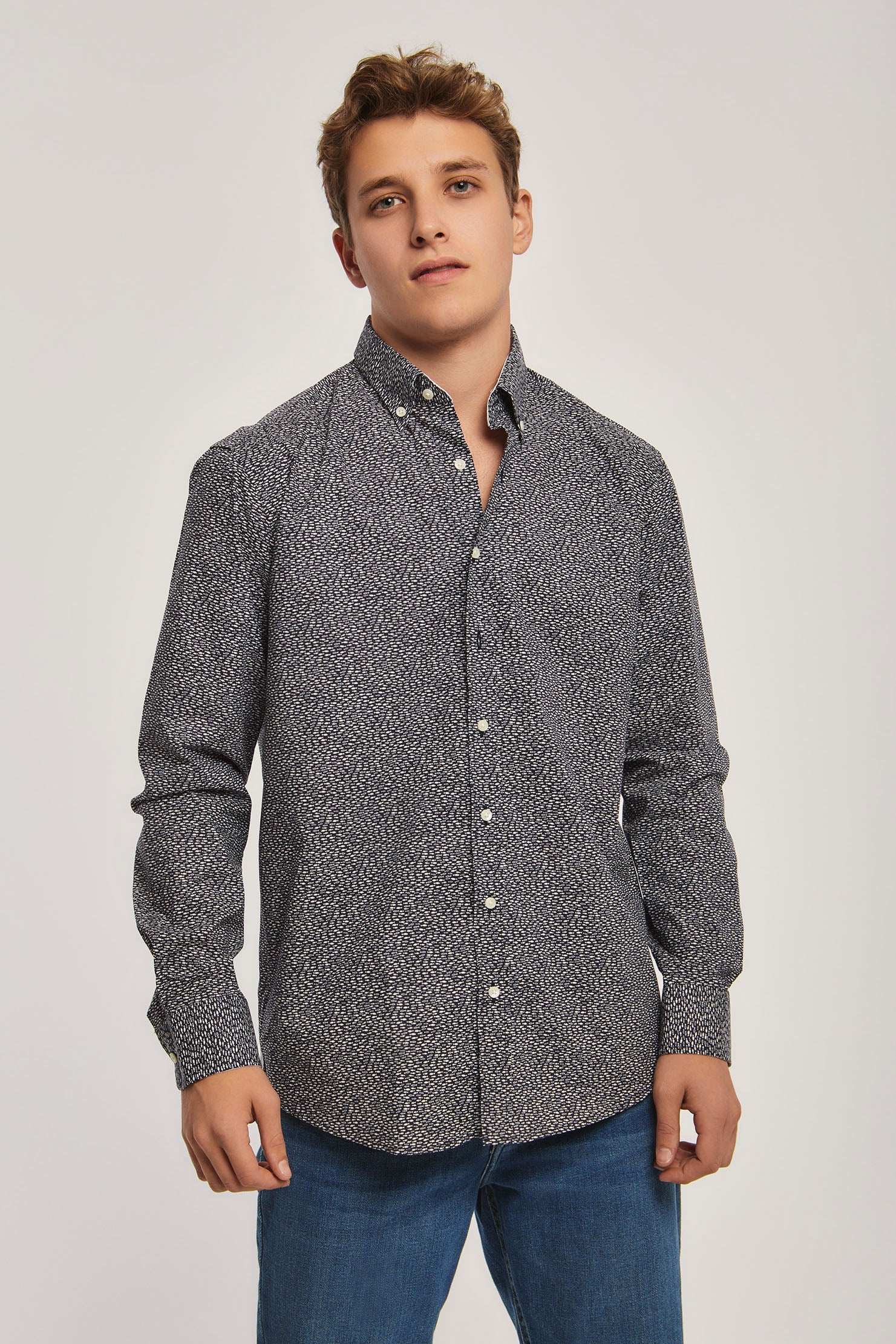 Men Regular Fit Shirt - Blue