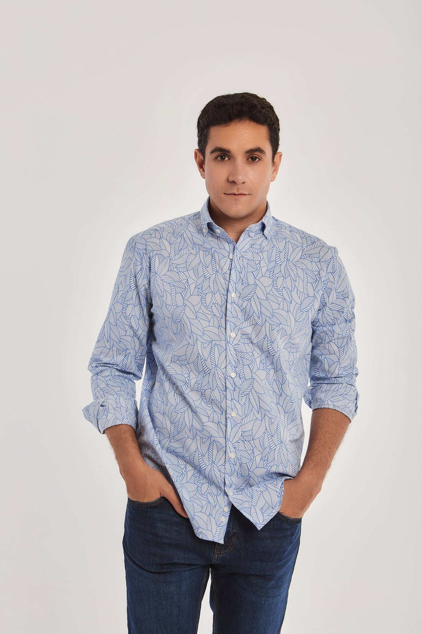 Men Regular Fit Shirt - Blue