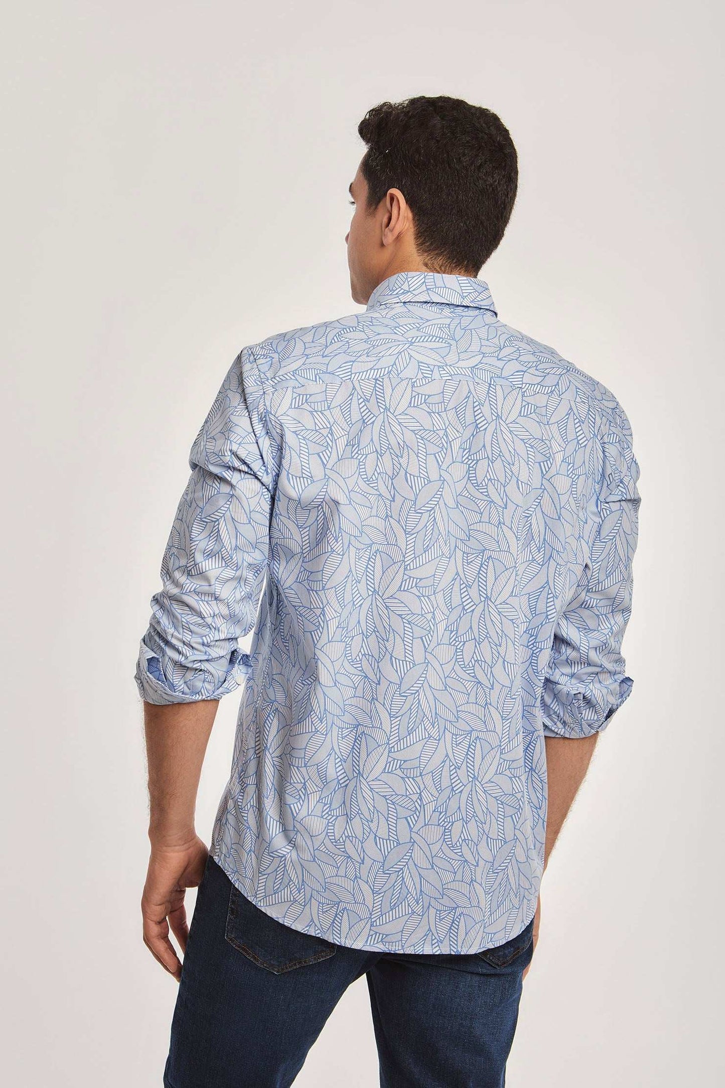 Men Regular Fit Shirt - Blue