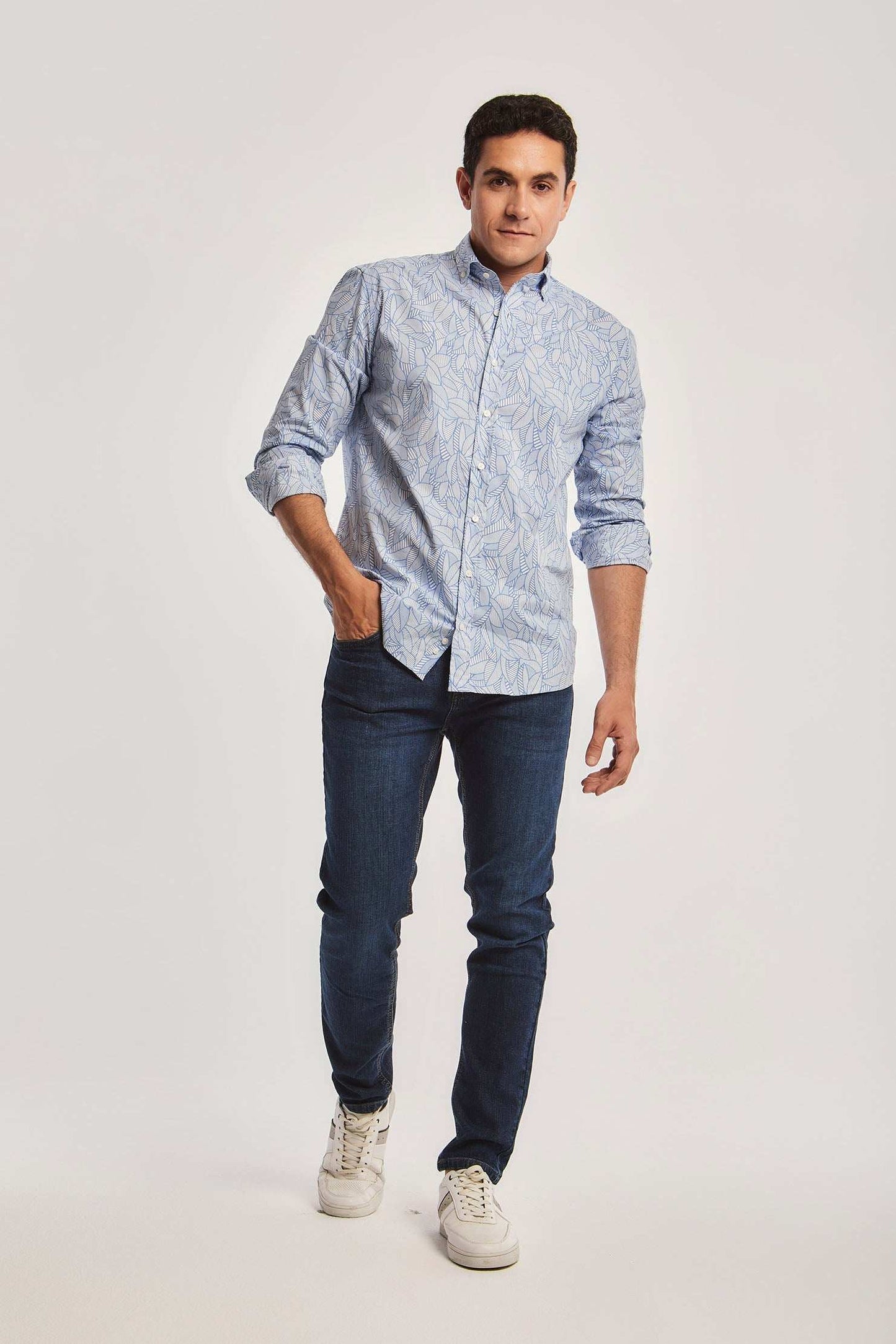 Men Regular Fit Shirt - Blue