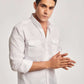 Men Regular Fit Shirt - White